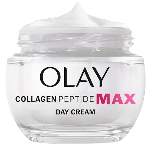 Image of Olay Collagen Peptide MAX Face Moisturiser Day Cream, Skincare Niacinamide 99% Purity & +50% Glycerin Anti Aging Menopausal Skin Care: Strengthens, Restores, Hydrates, 50ml vs Collagen Day Cream