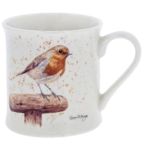 Image of Bree Merryn Fine China Robert Robin Tea/Coffee Boxed Mug 9oz 8.5x8cm