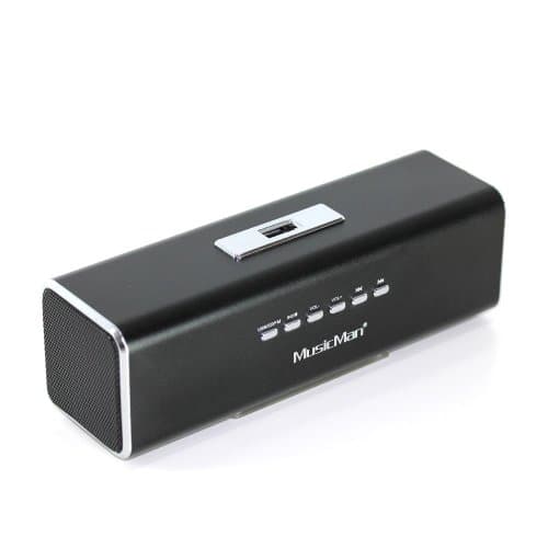 Image of Music Man MA loud speaker (MP3-Player, Soundstation & Radio, USB, Line-In) black