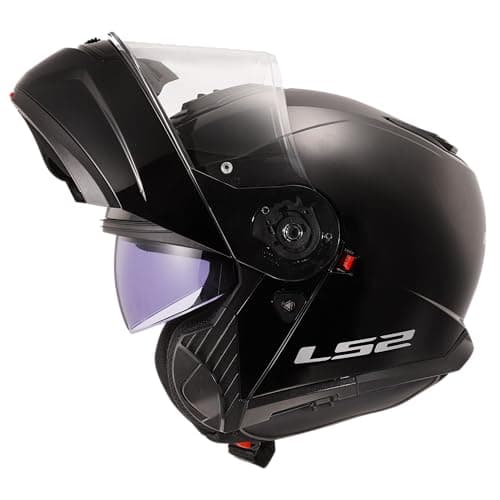 Image of LS2 Motorcycle Helmet. Modular / Flip Front. FF908 STROBE II MATT BLACK-06 (M) 57-58cm