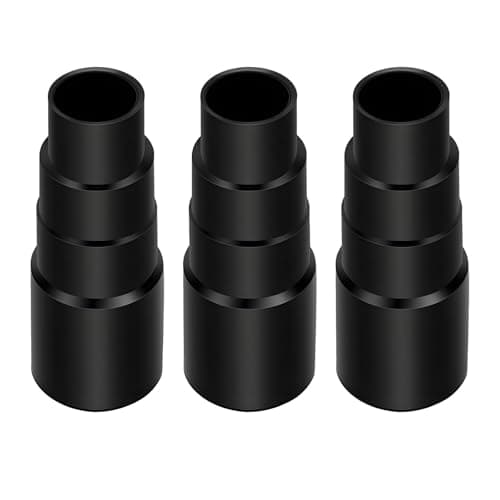 Image of 3 Pcs Universal Vacuum Hose Adapter, Dust Extraction Connectors for Power Tools, Sander Accessory Compatible with Orbital Sander, Jigsaw, Circular Saw, Includes 25mm 30mm 34mm 42mm Reducers