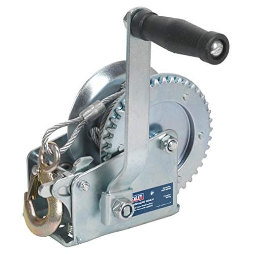 Image of Sealey Gwc1200M Geared Hand Winch 540Kg Capacity with Cable