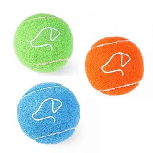Image of Zoon Squeaky Pooch 6.5cm Tennis Balls - 3 Pack