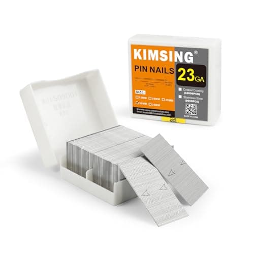 Image of P630SS 23 Gauge 30mm Pin Nails, Stainless Steel, 9000 PCS/Box, Nails for Air Power Pin Nail Gun, Micro Pinner for Cabinets, Light-Duty Wood Work, DIY