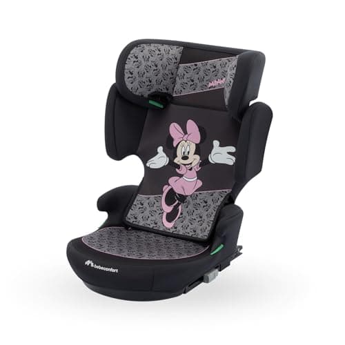 Image of Bebeconfort Disney RoadFix i-Size, Backrest Booster Car Seat, 3.5-12 years (100-150cm), Minnie Mouse Car Seat, Foldable, Lightweight (4.4 kg), 14 Headrest Positions, Authentic Minnie