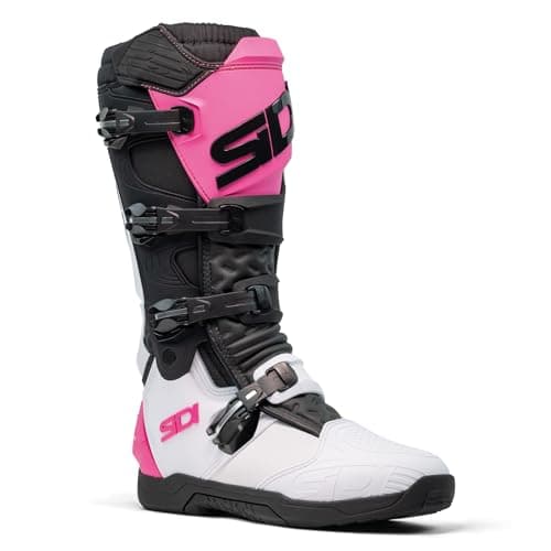 Image of SIDI X Power SC Off Road Boots, White/Black/Pink, 8.5 UK