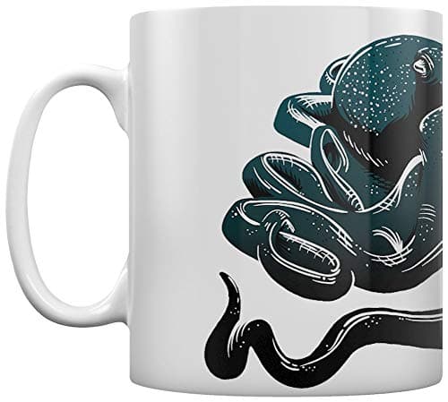 Image of Grindstore Kraken Attack Mug for Tea or Coffee White