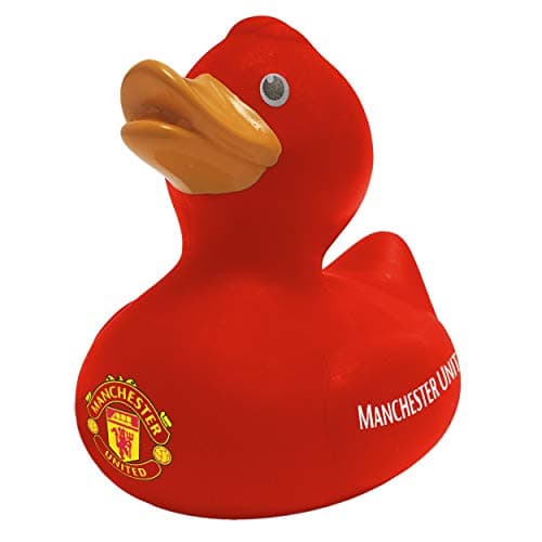 Image of FOCO Officially Licensed Manchester United FC Football Bath Time Vinyl Duck