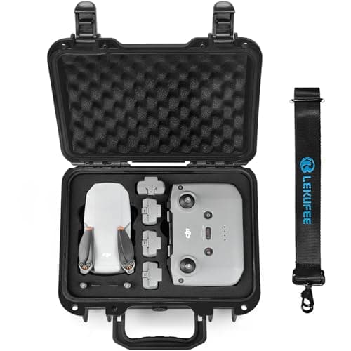 Image of LEKUFEE Portable Travel Waterproof Hard Case for DJI Mini 4K/2 SE/2 and Other Accessories(Case Only)
