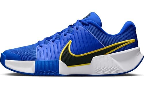 Image of Nike Men's Zoom GP Challenge Pro Sand Courts Tennis Shoe, Racer Blue White Lightning Black, 8 UK