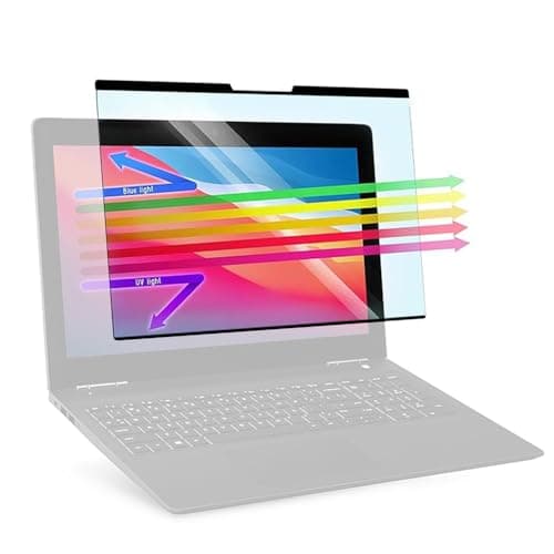 Image of Anti Blue Light and Anti Glare Screen Protector, Easy Installation No Bubble, Laptop Screen Filter for 11.6'', 12.1'', 13.3'', 14'', 12.5'​​', 15.6'' Laptop (13.3-16&10)