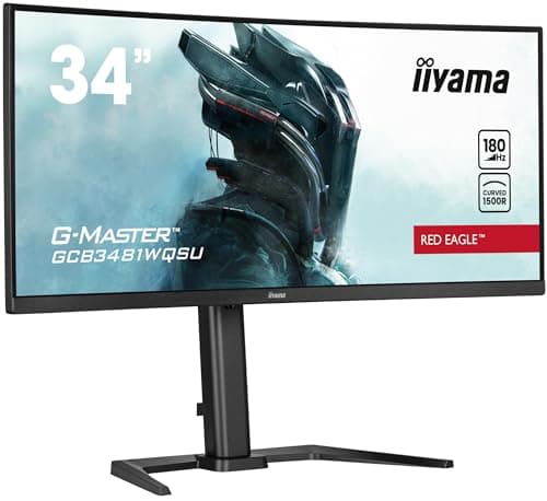 Image of iiyama GCB3481WQSU-B1, 34", VA, Curve, 3440x1440/165Hz, 2H2DP