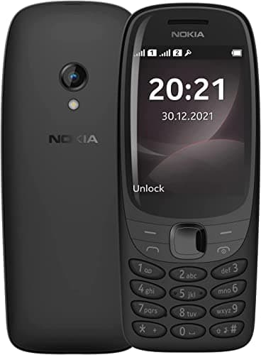 Image of Nokia 6310 Phone with 2.8 Inch Curved Display, 2G, Numerical Keypad, 8MB RAM, 16MB of Storage (32GB with microSD Cards), 1150 mAh Battery, 0.3-Megapixel Rear Camera, FM Radio - Black