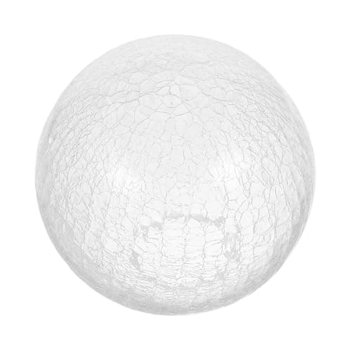 Image of ABOOFAN 5.91In Crackle Glass Globe Lamp Shade Replacement Round Ball Lamp Cover for Indoor Ceiling Wall Lighting Fixtures Decorative Light Shade for Bedroom Living Room