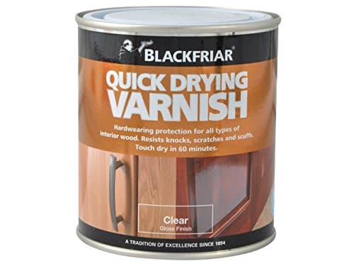 Image of Blackfriar BKFQDDVCG500 Quick Drying (Duratough) Interior Varnish, 500 ml, Clear Gloss