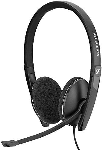 Image of Sennheiser PC 3.2 Chat - Lightweight Stereo Headset with Adjustable Noise-Cancelling Microphone - for Internet Telephony and E-Learners - PC Connectivity- Great for Gaming, Work, and Study