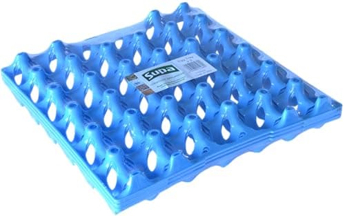 Image of Supa Plastic Egg Tray x 3, Each Tray Holds 30 Eggs, Stackable, Durable and Reusable, Ideal for Smallholders or Backyard Poultry Keepers