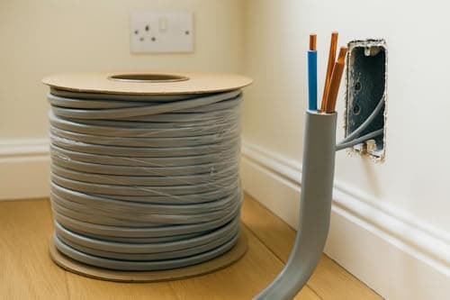Image of 1.5mm gray twin and earth Electric Cable Wire Wiring T&E Lighting/Socket/Cooker