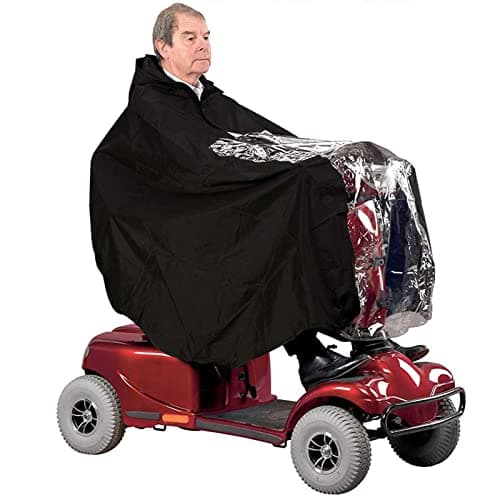 Image of KACIOPOO Multifunctional Rain Poncho Raincoat Universal Waterproof Mobility Scooter Cape Cover, Upgraded Outdoor Reusable Rain Cover for Outdoor Activities,Hiking and Cycling