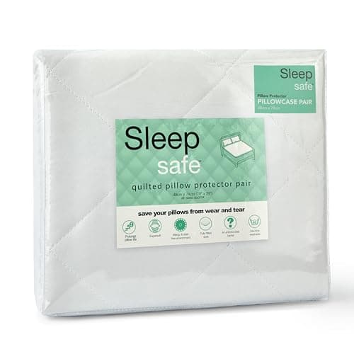 Image of Emma Barclay Quilted Mattress Protector - Microfibre - Pillowcase (Pair)