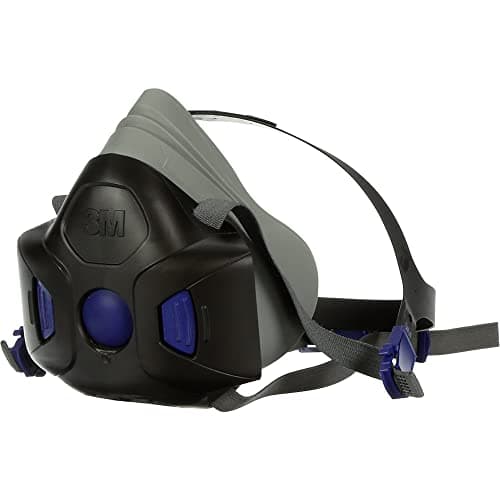 Image of 3M Secure Click Half Mask Reusable Respirator, Medium, HF-802