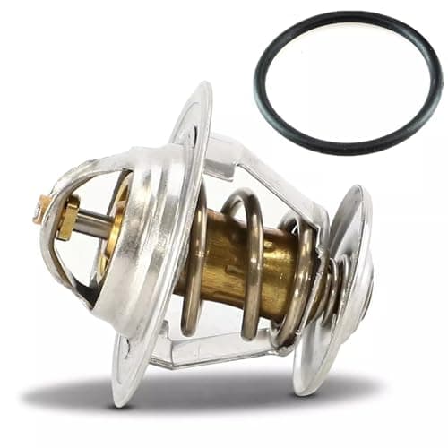 Image of Bohaner Thermostat Coolant 87°C Cooling Water Thermostat with Seal 044121113 for VW Golf IV Hatchback (1J1) Passat B5 B6 A.u/D-i 100 80 A4 Seat Skoda 1.6 1.9 2.0 TDI