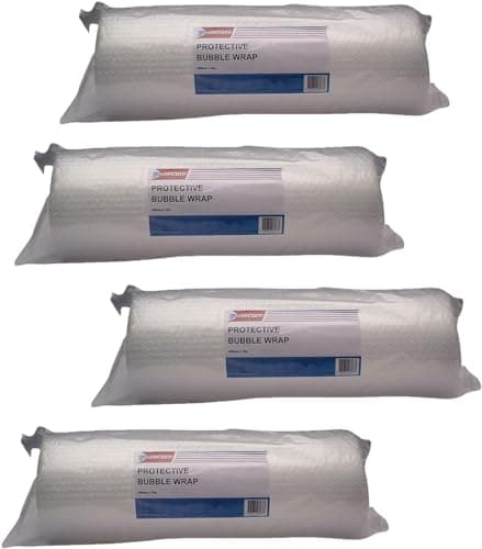 Image of GoSecure Bubble Wrap Roll Large 500mmx10m Clear (Pack of 4)