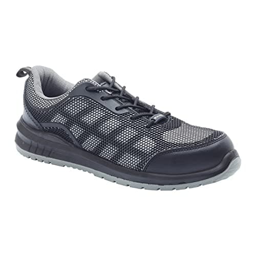 Image of Blackrock S1-P Newport Composite Safety Trainers, Ultra Lightweight, Mens and Womens, Wide Fit, Work and Utility Footwear, PPE, Composite Toe Cap, Canvas, Metal-Free - Size 9