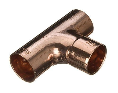 Image of 22mm Swept Tee - End Feed
