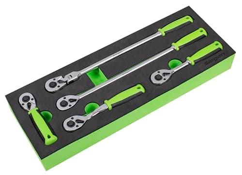 Image of Sealey Siegen Ratchet Wrench Set with Flip Reverse 1/4" Sq Drive 5pc - S01290