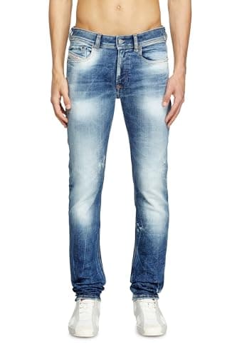 Image of Diesel 1979 Sleenker Skinny Jeans, Dark Blue, 30