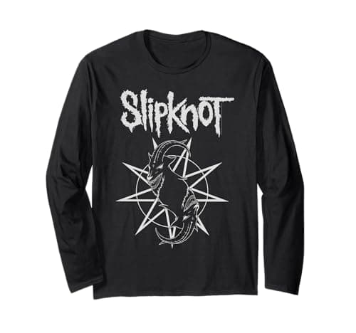 Image of Slipknot Official Goat Star Logo Long Sleeve T-Shirt