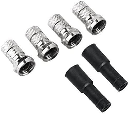 Image of Hama | SAT Connection Kit "Twin-LNB", 6 parts - wire connectors (6 parts, Silver)