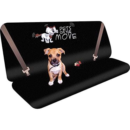 Image of Streetwize - Rear Back Seat Protector and Cover with Pet Logo - Water Resistant, Scratch Proof, Non-Slip Cover - Pet Seat Cover (SWPET1)