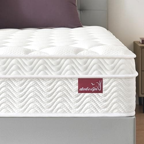 Image of dosleeps Single Mattress 3FT | 11" Extra Thick Memory Foam & High Density Foam & Pocket Sprung | 9-Zone Orthopedic Support, Medium Firm, Edge Support, Motion Isolation 90x190x28cm