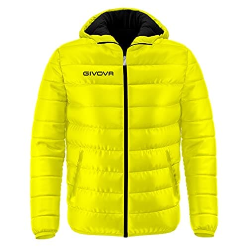 Image of Givova Unisex Jacket Holland G013 1910 XL, yellow fluo/black, XL UK