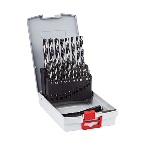 Image of Bosch Professional 19-piece PointTeQ HSS Twist Drill Bit Set (for Metal, ProBox, Drill Driver Accessories)