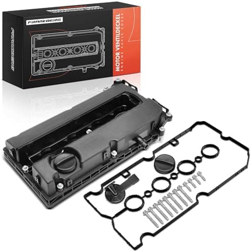Image of Frankberg Engine Valve Cover with Gasket & Bolt Compatibel with Astra H A04 1.6L 2006-2014 Corsa MK III D S07 1.6L 2007-2014 Meriva A X03 1.6L 2005-2010 Zafira B A05 1.6L 2009-2015 Replace# 55564395
