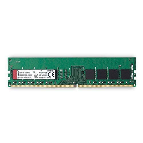 Image of Kingston KVR24N17S8/8 Value RAM 8 GB DDR4 Non-ECC CL17 DIMM 1Rx8 Memory, Green