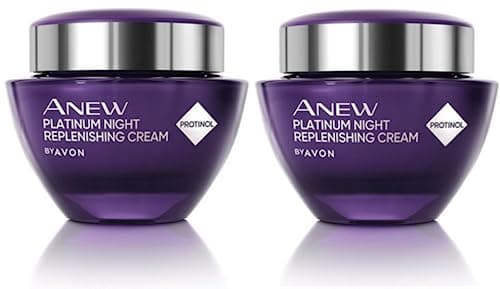 Image of Pack of 2 Anew Platinum Night Replenishing Cream with Protinol - 50ml