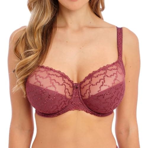 Image of Fantasie Women's Ana Underwire Side Support Bra Full Coverage, Opaque, Rosewood, 34E