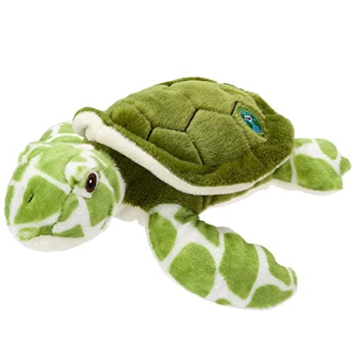 Image of PMS VFM - Sea Turtle 30cm Eco Friendly Toy - Super Soft Cuddly Green & White Marine Ocean Animal Fluffy Plush Made From 100% Recycled Material - Your Planet