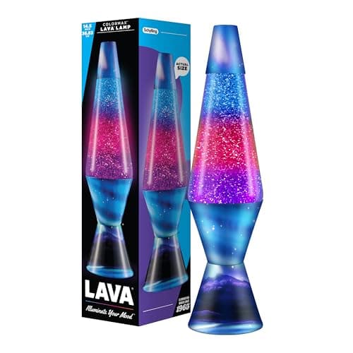 Image of Lava Lamp Northern Lights 2160, Tri-colour Globe, Silver Glitter, Decorative Base and Cap, Original 14.5 inch LAVA® Motion Lamp to Illuminate Your Mood