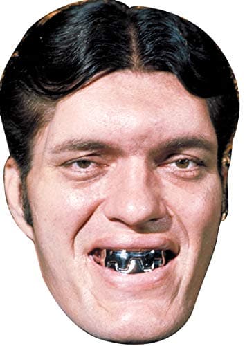 Image of FoxyPrinting Jaws Bond Baddie Celebrity Cardboard Party Face Mask Fancy Dress