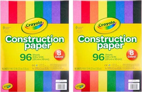 Image of Crayola Construction Paper 96 Sheets - Pack of 2