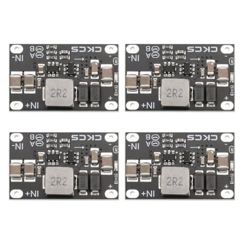 Image of eMagTech 4Pcs Mini DC-DC Booster Converter Module 3.7V 5V to 12V Boost Module Step Up Converter 10W Output Adjustable Step-up Voltage Regulator DC 5V 8V 9V 12V Power Supply Module