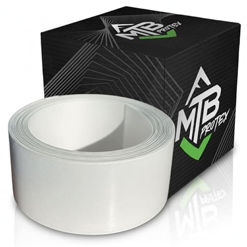 Image of MTB Protex 25mm Bike Frame Protection Tape – Helicopter Tape Self Adhesive - Clear Gloss – Protect Your Bike from Scratches, Scrapes and Chips (25mm x 3M)