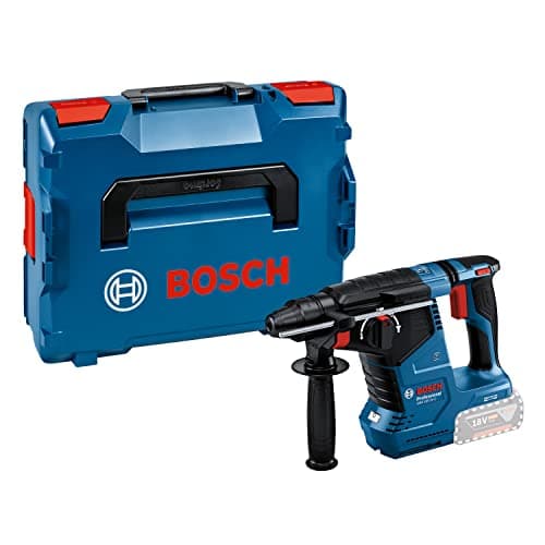 Image of Bosch Professional 18V System Cordless Rotary Hammer GBH 18V-24 C (with SDS Plus, Without Batteries and Charger, Aux. Handle, incl. L-BOXX)