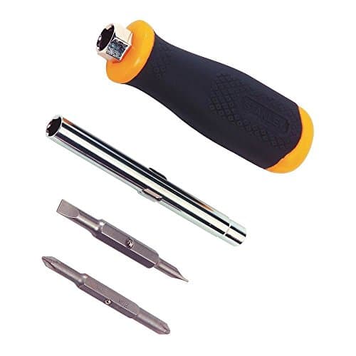 Image of Stanley Multibit Ratchet Screwdriver + 10 Bits Number of Pieces - 11