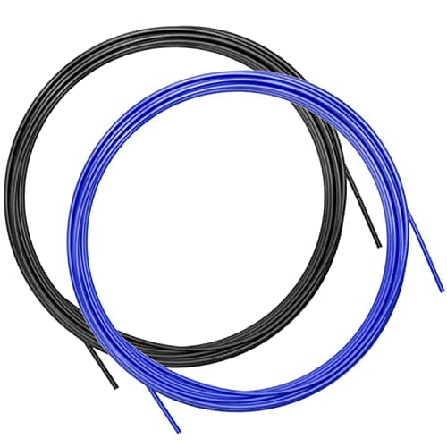 Image of Replacement Cables for PrimaFIT Pro Speed Skipping Rope, Set Of 2 Jump Rope Cables For Crossfit, Fitness, Boxing, Stainless Steel Wires & PVC Coating - 3mm Diameter, 3m Length, Other Brands Compatible
